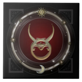 Azulejo Rótulo del zodiaco del tauro