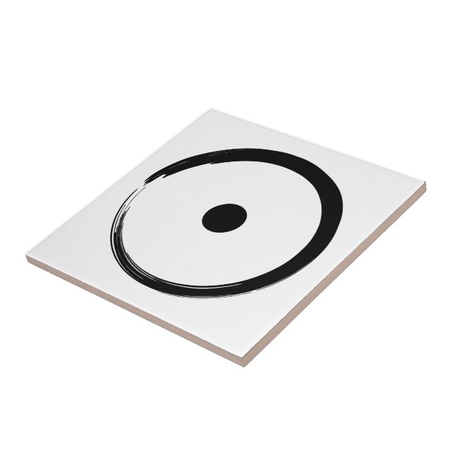 Azulejo Rótulo solar astrológico - Budismo Círculo Zen 1 (Lado)