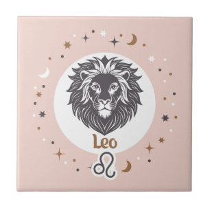 Azulejo Rótulo Zodiac Leo