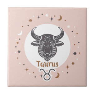 Azulejo Rótulo Zodiac Taurus