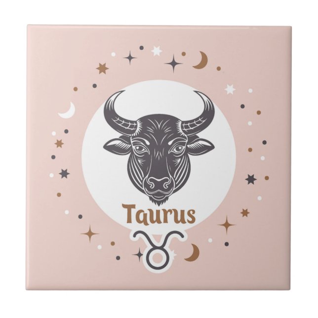 Azulejo Rótulo Zodiac Taurus (Frente)