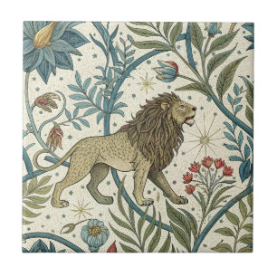 Azulejo Rótulo Zodiac vintage elegante patrón ininterrumpi