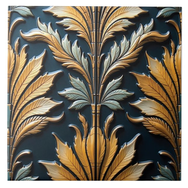 Azulejo Royal Acanthus Lapis (Frente)