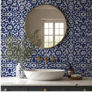 Azulejo Royal Porto Mosaic Portuguese Blue and White