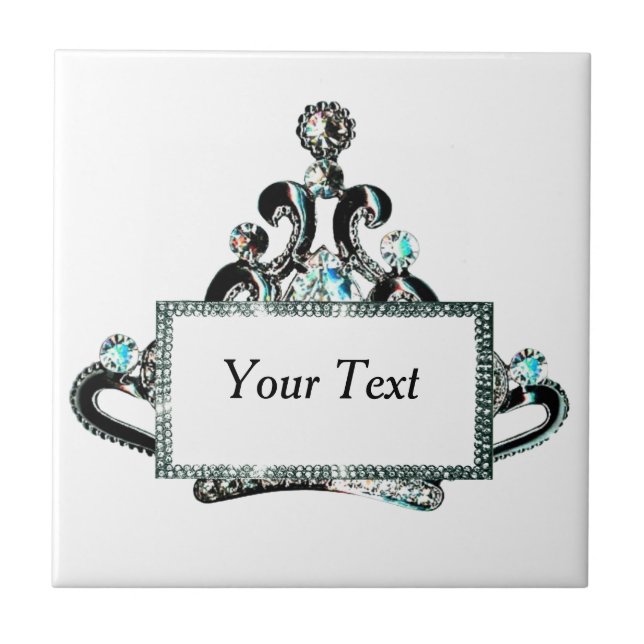 Azulejo Royal Tiara personalizada (Frente)