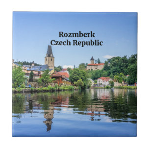 Azulejo Rozmberk, República Checa,