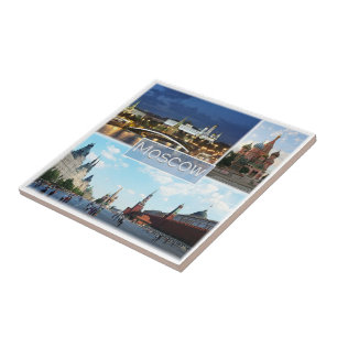 Azulejo RU005 MOSCÚ, Rusia, Europa,