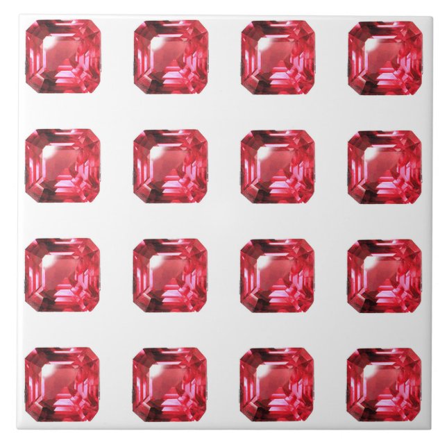 Azulejo Ruby Gemstone Pink (Frente)
