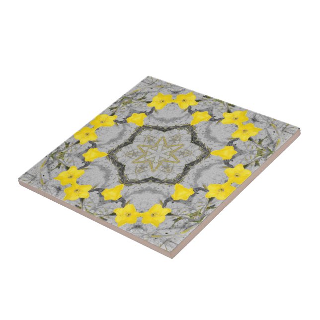 Azulejo Rueda de Armonía de Junquillos  (Lado)