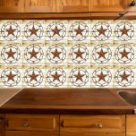Azulejo Rueda de estrella rústica<br><div class="desc">rueda de estrella rústica</div>