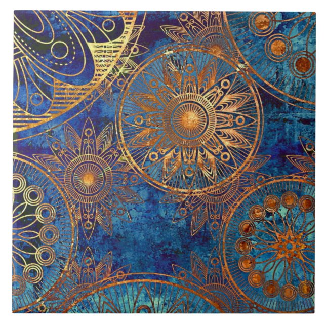 Azulejo - Ruedas de Oro (Frente)
