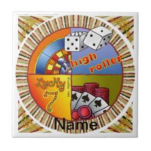 Azulejo Ruleta Afortunada