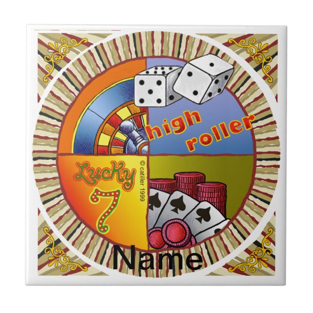 Azulejo Ruleta Afortunada (Frente)