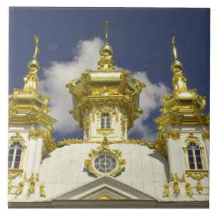 Azulejo Rusia. Petrodvorets. Palacio Peterhof. Pedro el 4