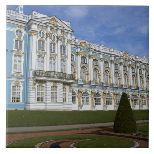 Azulejo Rusia, San Petersburgo, Pushkin, los 4 de Catherin (Frente)