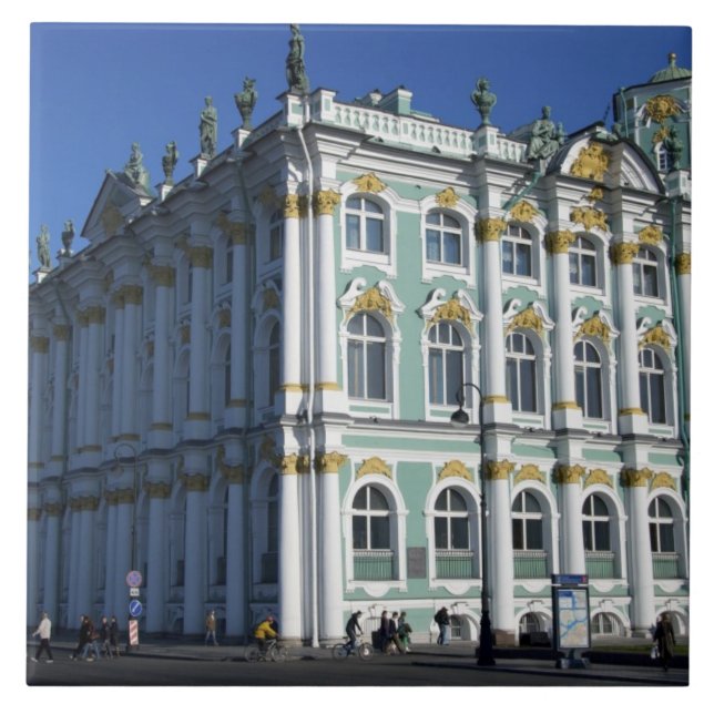 Azulejo Rusia, San Petersburgo, Winter Palace, Los 4 (Frente)