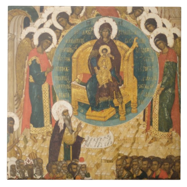 Azulejo Rusia, Vologda, Goritzy, Kirillov-Belozersky (Frente)