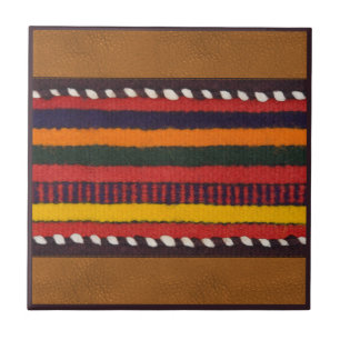 Azulejo Rustic Faux Leather Bold Ethics Strips Western