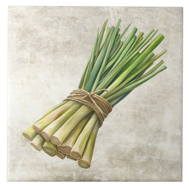 Azulejo Rustic Lemon Grass Faux Ceramic Tile (Frente)