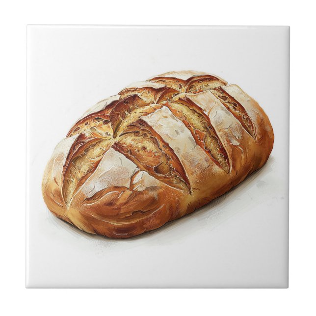 Azulejo Rústica cocina de granja retro (Frente)