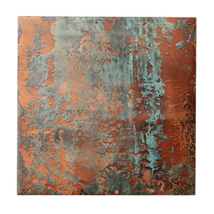Azulejo Rústica metálica del cobre Patina