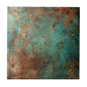 Azulejo Rústica metálica del cobre Patina