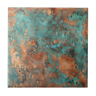 Azulejo Rústica metálica del cobre Patina