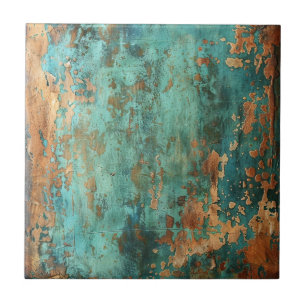 Azulejo Rústica metálica del cobre Patina