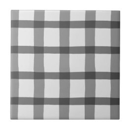 Azulejo Rústico granjero gris y búfalo blanco