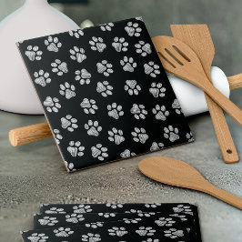 Azulejo Rutas de perro, garras de perro, garras blancas