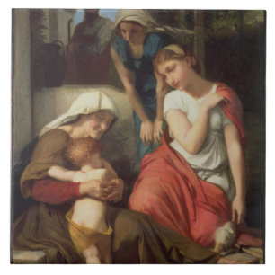 Azulejo Ruth y Naomi, 1859 (aceite en lona)