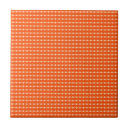 Azulejo Sabana Dorada Africana Naranja y Marfil Geométrico
