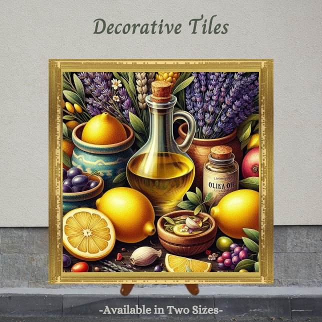 Azulejo Sabor de Italia, mosaico por mosaico (Italian inspired decorative tile. Perfect tile to display in the kitchen.)
