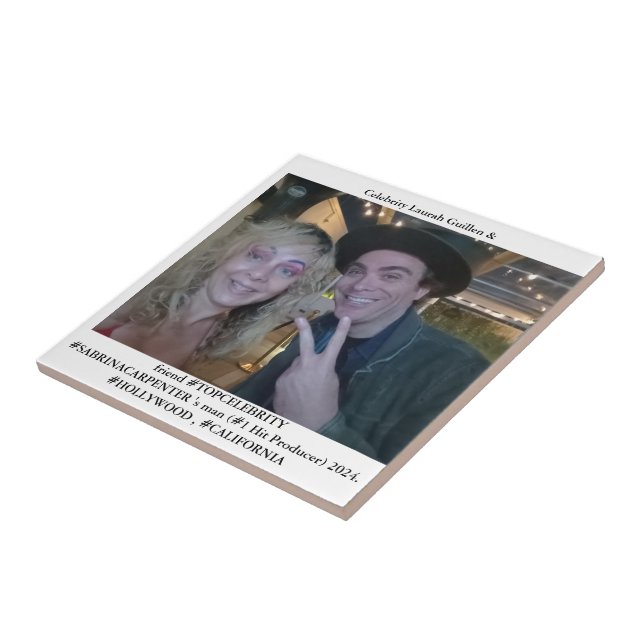 Azulejo #SABRINACARPENTER's #PRODUCER con #LAURAHGUILLEN (Lado)