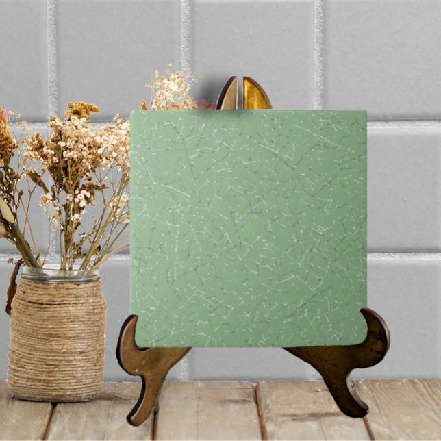 Azulejo Sage Green Cracke Glaze Textura moderna simple (Subido por el creador)