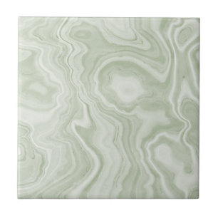 Azulejo Sage Green Marble Cerámica Tile