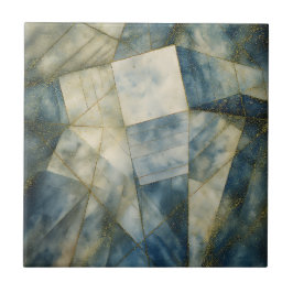 Azulejo Sage Olive Green Gold Geométrico Resumen Natural