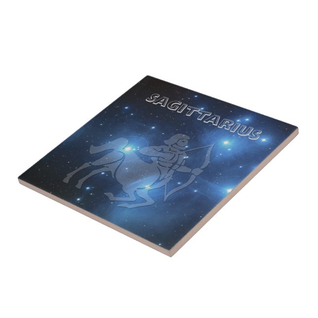 Azulejo Sagittarius transparente (Lado)