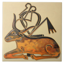 Sagrado Toro Egipcio 3D 3