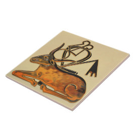 Azulejo Sagrado Toro Egipcio 3D 3