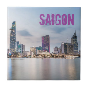 Azulejo Saigon (Ciudad Ho Chi Minh) HCMC, recuerdo de Viet