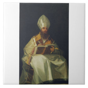 Azulejo Saint Ambrose por Francisco de Goya