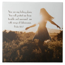 Salmo 32:7 Eres mi escondite Bible Verse