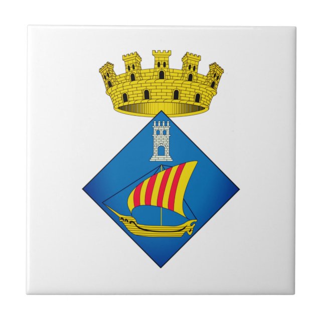 Azulejo Salou, Cataluña (Frente)