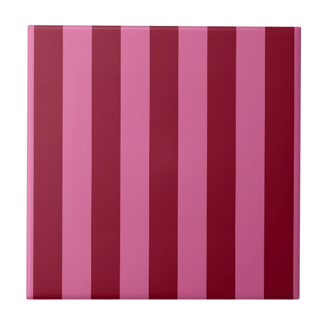 Azulejo Salsa Flamingo Stripe Rosa (Frente)