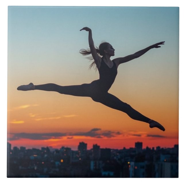 Azulejo Saltando Ballerina (Frente)