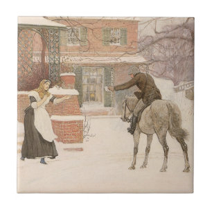 Azulejo Saludo al cartero de Robert Walker Macbeth