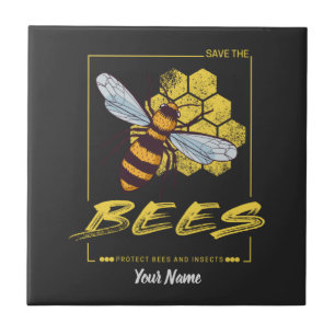 Azulejo Salven las abejas para apicultores y piratas