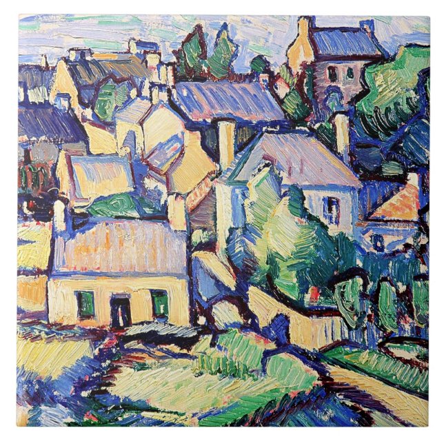 Azulejo Samuel Peploe, Isla de Brehat, (Frente)