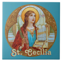 San Cecilia de Roma (BK 003) Tile cerámico 1